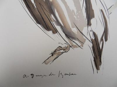 Dunoyer de SEGONZAC - Les vautours et les pigeons, Lithographie originale 2