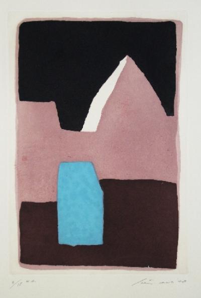 Giuseppe SANTOMASO - Sans titre, 1978 - Gravure signée au crayon 2