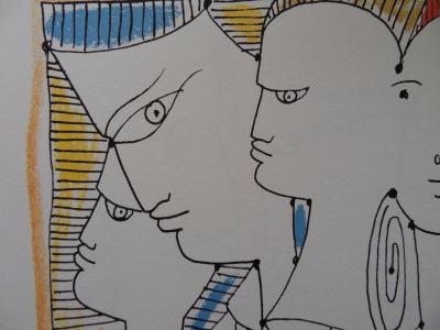 Jean COCTEAU - Diversité de l’Europe, 1961, Lithographie signée 2