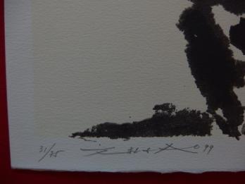 Zao WOU KI - Paysage marin, Lithographie originale signée 2