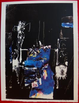 Jacques YANKEL - Le pianiste, Lithographie originale signée 2