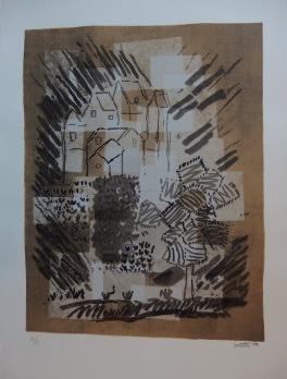 LOUTTRE B - Le petit pays, Lithographie originale signée 2