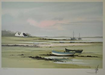 Stéphane LAURO - ’Marée basse’, Lithographie Signée 2