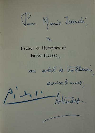 Pablo PICASSO - Grande dédicace autographe signée (1952) 2