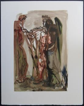 Salvador DALI - Les orgueilleux, 1961, Bois gravé original 2