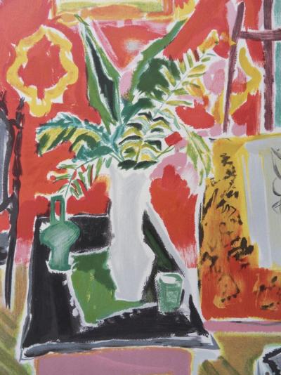 Jules CAVAILLES - L’atelier, Lithographie originale 2