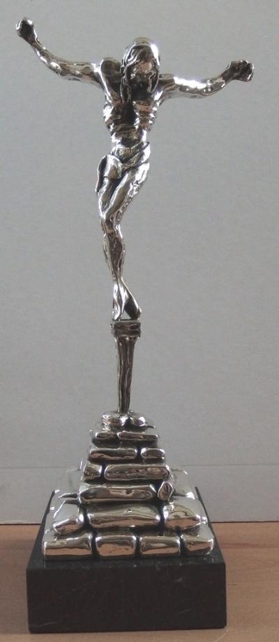 Salvador DALI - Le Christ, Exceptionnelle sculpture 60cm en argent massif 2