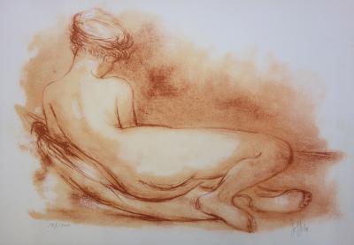 Guily JOFFRIN - Bethsabée au bain, lithographie signée, numérotée 2