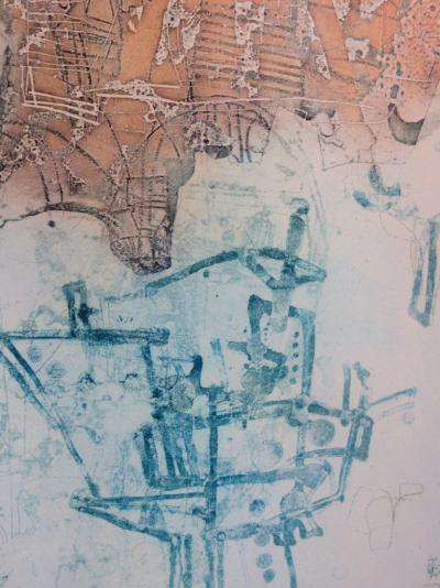 Shoichi Hasegawa - Parti de l’avenir, Gravure à l’aquatinte, signée, numérotée 2