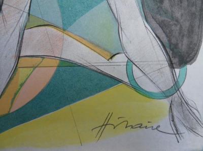 Camille HILAIRE - Les jongleuses, lithographie signée 2