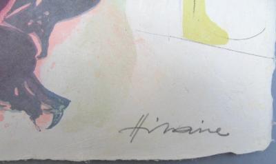 Camille HILAIRE - Le cirque, lithographie signée 2