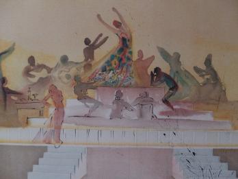 Salvador DALI - Lillas Pastias Taverne, Lithographie originale signée 2