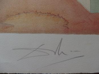 Salvador DALI - Lillas Pastias Taverne, Lithographie originale signée 2