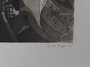 Christian d’ESPIC - Baucis, Gravure originale signée 2