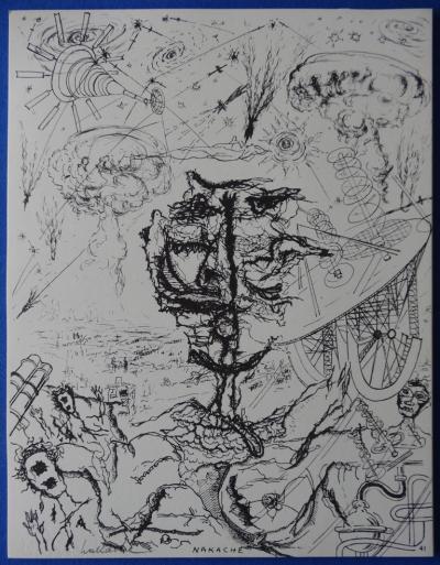 Armand NAKACHE - Alchimie, 1963, Héliogravure signée 2