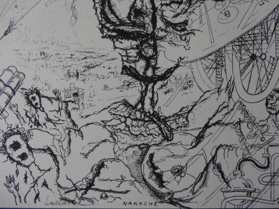 Armand NAKACHE - Alchimie, 1963, Héliogravure signée 2