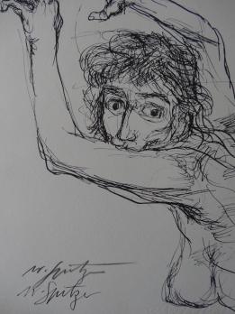 Walter SPITZER - La folie, 1963, Héliogravure signée 2