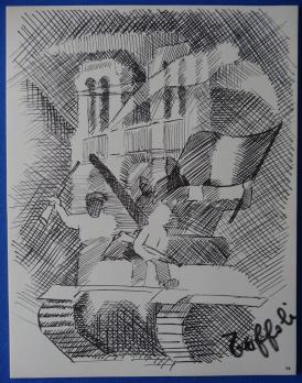 Louis TOFFOLI - Libération de Paris, 1963, Héliogravure signée 2