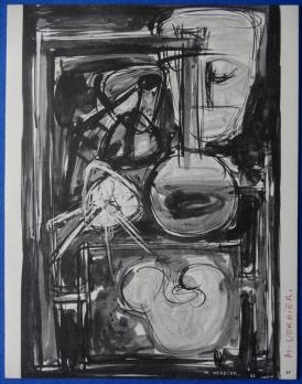 Maurice VERDIER - Nature morte abstraite, 1963, Héliogravure signée 2