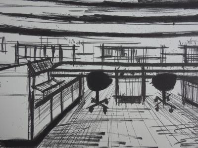 Bernard BUFFET - Le Centre de Contrôle - Lithographie signée 2