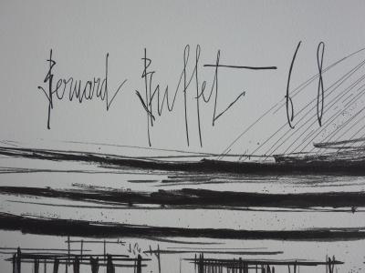 Bernard BUFFET - Le Centre de Contrôle - Lithographie signée 2