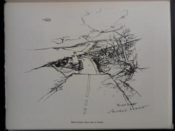 Michel RODDE - Route dans la Garigue, 1961, Héliogravure signée 2