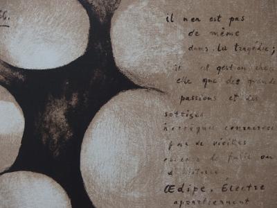 WITOLD-K - Comédie, tragédie - Lithographie originale signée 2