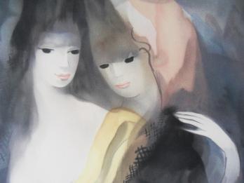 Marie LAURENCIN - Les deux amies - Lithographie originale signée 2