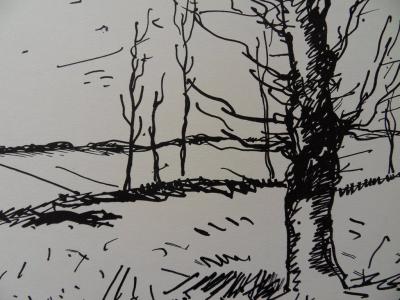 Maurice de VLAMINCK - Vallée de l’Avre, 1958, Lithographie originale 2