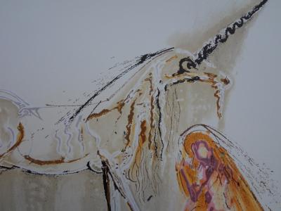 Salvador DALI - La Licorne, Lithographie originale signée 2