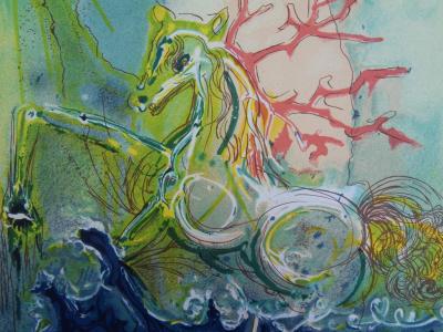 Salvador DALI - Neptune, Lithographie originale signée 2