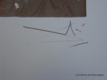 Salvador DALI - Le Cheval de Printemps, Lithographie originale signée 2