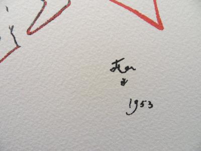 Jean COCTEAU : Le Toréador - Lithographie Signée, 1961 2