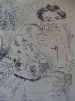 Henri MATISSE - Danseuse au repos, Lithographie signée au crayon 2