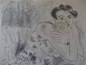 Henri MATISSE - Danseuse au repos, Lithographie signée au crayon 2