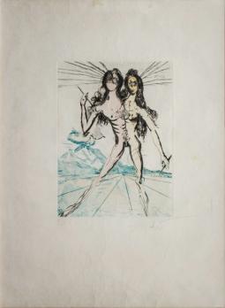 Salvador DALI - Bicéphale, 1968, 