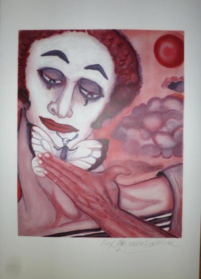 Marcel MARCEAU - Le mime Marceau, Lithographie signée 2