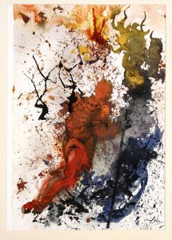 Salvador DALI - Rubus incombustus, 1967, Lithographie signée 2