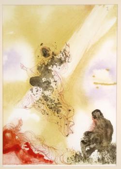 Salvador DALI - Sanctus Raphael et Tobias, 1967, Estampe 2