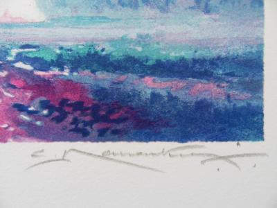 Claude MANOUKIAN  - Paysages de Normandie, 2 lithographies signées 2