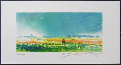 Claude MANOUKIAN  - Paysages de Normandie, 2 lithographies signées 2