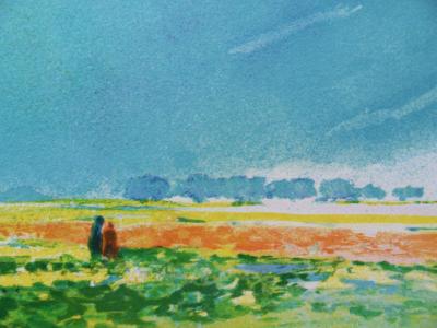 Claude MANOUKIAN  - Paysages de Normandie, 2 lithographies signées 2