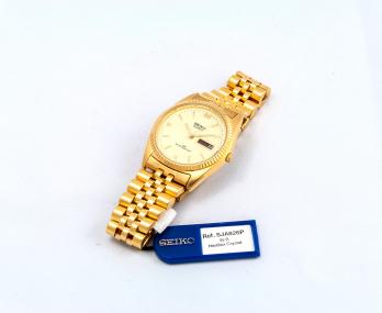 SEIKO - Montre Oyster dorée 2