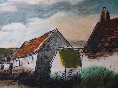 Maurice de VLAMINCK - Montigny sur Avre, 195, Lithographie originale signée 2