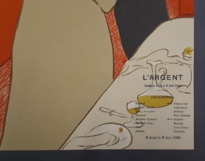 Henri de TOULOUSE LAUTREC (d’après) - L’argent, 1946 - Lithographie signée 2