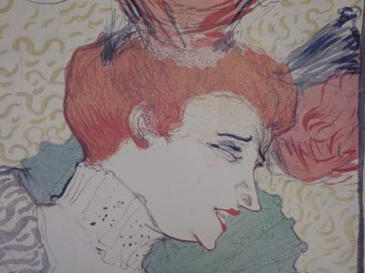 Henri DE TOULOUSE-LAUTREC (d’après) : Lender en buste saluant, Lithographie 2