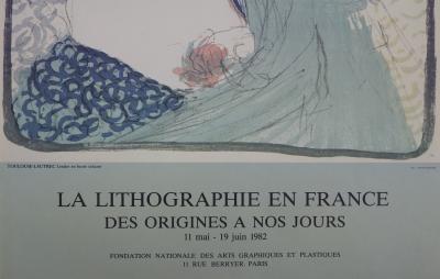 Henri DE TOULOUSE-LAUTREC (d’après) : Lender en buste saluant, Lithographie 2