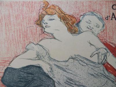 Henri de TOULOUSE LAUTREC (d’après) - Femme au corset, 1946 - Lithographie 2