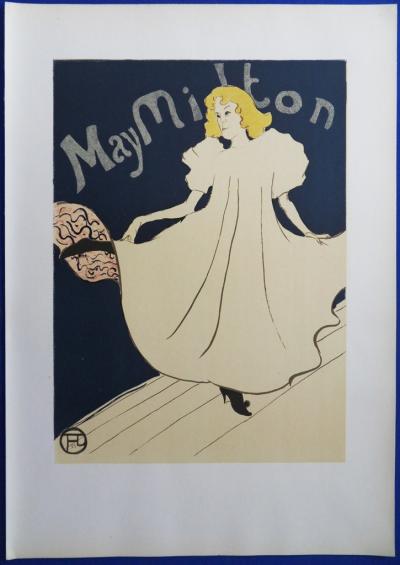 Henri de TOULOUSE LAUTREC (d’après) - May Milton, 1946 - Lithographie signée 2