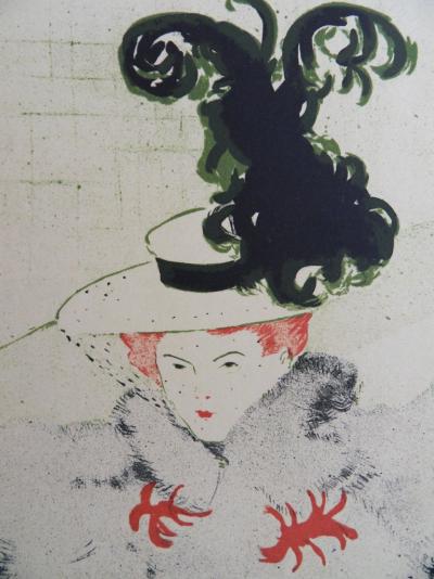 Henri de TOULOUSE LAUTREC (d’après) - La Revue Blanche, 1946 - Lithographie Signée 2